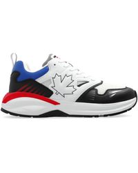 DSquared² - Dash Logo Lace-Up Sneakers - Lyst