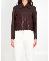 Arma - Fem Vintage Leather Jacket - Lyst
