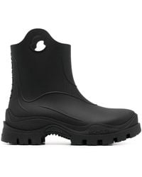 Moncler - Misty Logo Round Toe Rain Boots For - Lyst