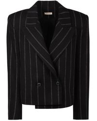 The Mannei - Bert Double Breasted Blazer - Lyst