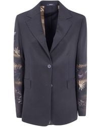 Ibrigu - Single Breasted "Traditional Kimono" Jacket Overdyed - Lyst