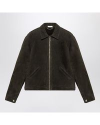 1989 STUDIO - Dark Shearling Jacket - Lyst
