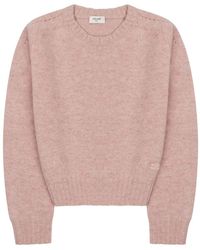 Celine - Round Neck Sweater - Lyst