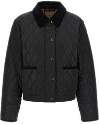 Burberry - Cropped Jacket - Lyst