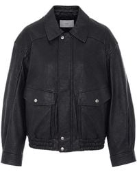 DUNST - Oversized Leather Jacket - Lyst