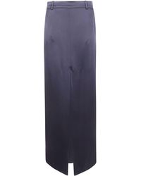 Tom Ford - Crepe Envers Satin Tailored Skirt - Lyst