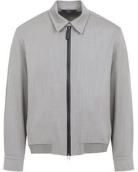Brioni - Wool Blouson Jacket - Lyst