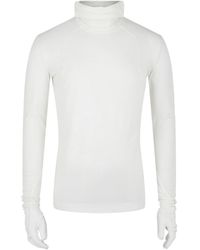 Givenchy - Long Sleeve Balaclava Shirt With Gloves - Lyst