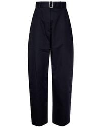 Studio Nicholson - Round Leg Cotton Trousers - Lyst