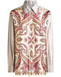 Etro - Camicia Over - Lyst