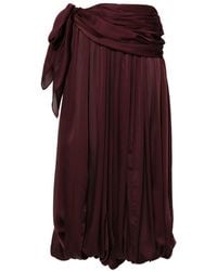 Zimmermann - Luna Silk Trousers - Lyst