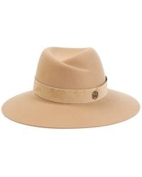 Maison Michel - Warm Virginie Suede Hat - Lyst