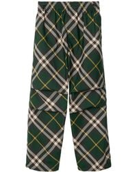 Burberry - Embroidered Polyester Pant - Lyst