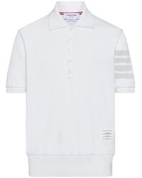 Thom Browne - 4-Bar Cotton Pique Polo Shirt Clothing - Lyst