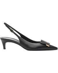 Sergio Rossi - Leather Slingback Pumps - Lyst