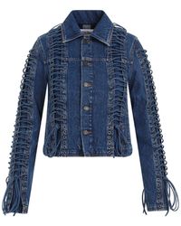 Jean Paul Gaultier - Vintage Corset Denim Jacket - Lyst
