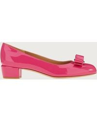 Ferragamo - Ladies Hot Vara Bow Pump Shoe — Dark - Lyst