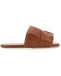 Bottega Veneta - Flat Patch Sandals With 1 Cm Heel - Lyst