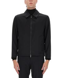 BOSS - Virgin Wool Jacket - Lyst