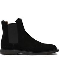 Common Projects - Suede Chelsea Ankle Boots - Lyst