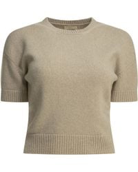 KHAITE - "Golden" Crew-Neck Sweater - Lyst