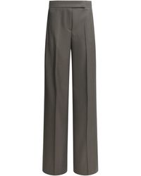 Max Mara - Tailored Virgin Wool Pants - Lyst
