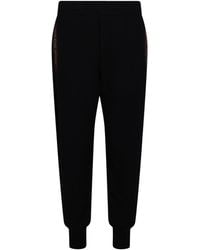 McQueen - Selvedge Logo Tape Detail Joggers - Lyst