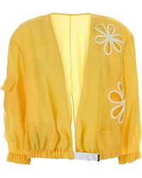 Fendi - Blouson Silky Organza - Lyst