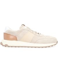 Tod's - Suede Leather Trainers - Lyst