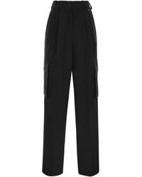 Herno - Soft Wool Cargo Pants - Lyst
