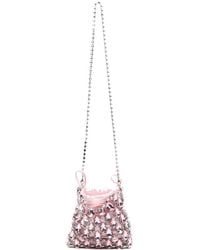Self-Portrait - Crystal Chainmail Mini Bag - Lyst