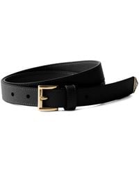 Prada - Saffiano Leather Triangle Belt - Lyst