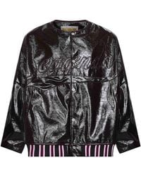 PDF - Burgundy Coated Fabric Leggenda Due Jacket - Lyst