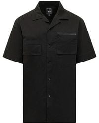 Y-3 - Chemise Noire À Poches - Lyst
