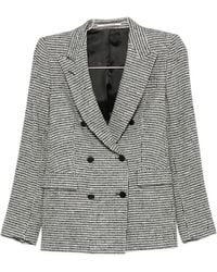 Tagliatore - Wool Blend Double-Breasted Jacket - Lyst