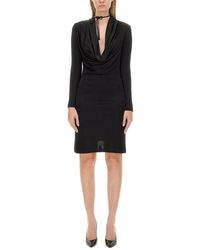 Helmut Lang - Slim-Fit Jersey Dress - Lyst