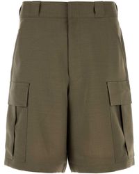 Prada - Regular Shorts - Lyst