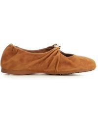 Loewe - Pebble Soft Ballet Flas - Lyst