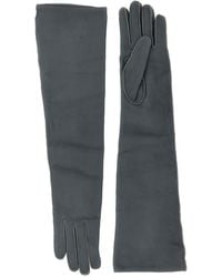 Agnona - Long Leather Gloves - Lyst