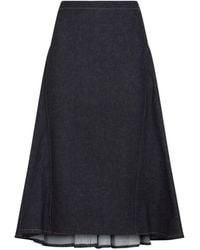 Jacquemus - La Jupe De-Nimes Lavoir Cotton Midi Skirt - Lyst