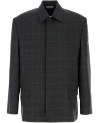 Balenciaga - Embroidered Wool Blazer - Lyst