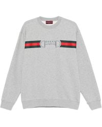 Gucci - Cotton Sweatshirt With Print On The Front - Lyst