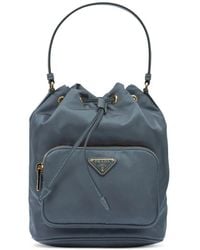 Prada - Duet Re-Nylon Bucket Bag - Lyst
