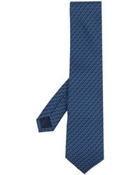 Ferragamo - Printed Silk Tie - Lyst