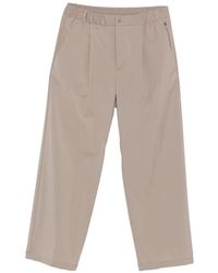 Herno - Pleated Elasticated-Waist Trousers - Lyst