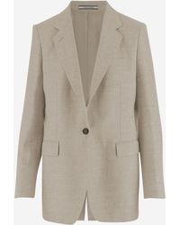 Tagliatore - Jacket Jadrianne Linen-Wool - Lyst