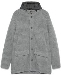 Herno - Knitted Jacket With Bib - Lyst