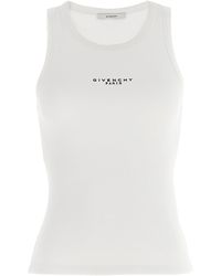 Givenchy - Cotton Sleeveles T-Shirt - Lyst