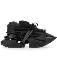 Balmain - Leather Unicorn Low-top Sneakers - Lyst