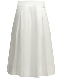 Herno - A-Line Midi Skirt - Lyst